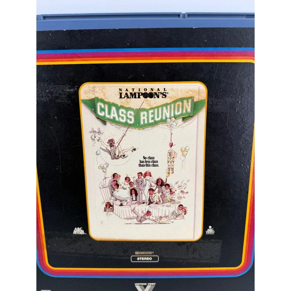 Vestron National Lampoon's Class Reunion‎ CED Videodisc 1983 Stereo John Hughes